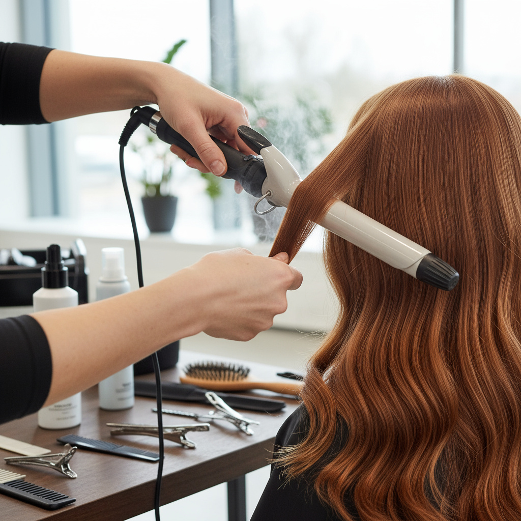 Professional hairstyling tools and healthy hair